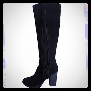 Steve Madden Suede Fringe Boots